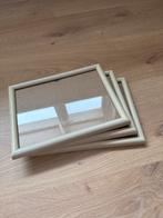 Set van 3 houten fotolijstjes, Ophalen of Verzenden, Zo goed als nieuw