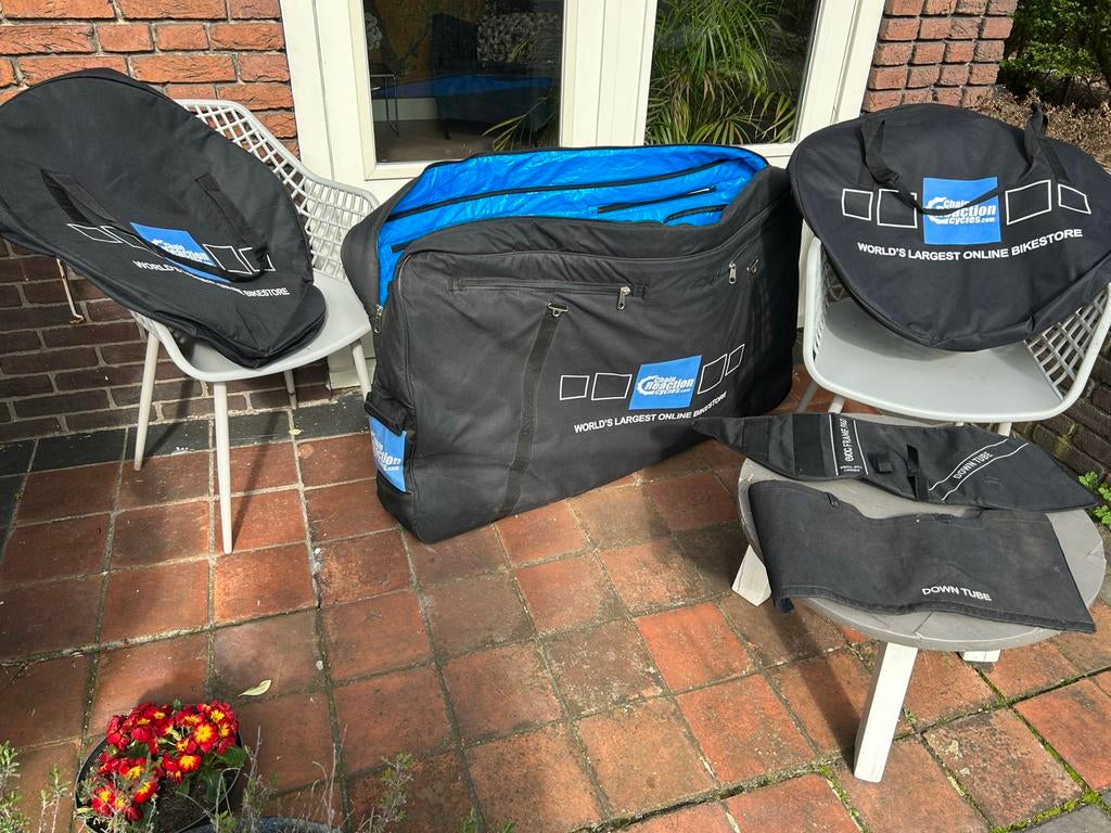 Fietsreistas voor Vliegtuig - Chain Reaction Cycles, Fietsen en Brommers, Fietsaccessoires | Fietstassen, Ophalen of Verzenden