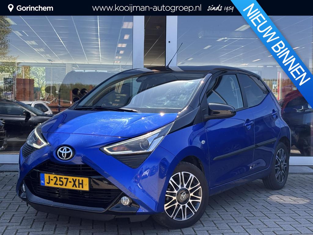 Toyota Aygo 1.0 VVT-i x-clusiv, Gebruikt, Euro 6, Leder en Stof, Origineel Nederlands