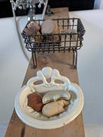 Vintage Zeepbakjes - Wit Emaille & Metaal, Ophalen of Verzenden, Gebruikt, Wit, Overige typen