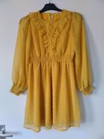 Leuk okergeel jurkje maat 164, Kinderen en Baby's, Kinderkleding | Maat 164, Meisje, Loevia, Ophalen of Verzenden, Zo goed als nieuw