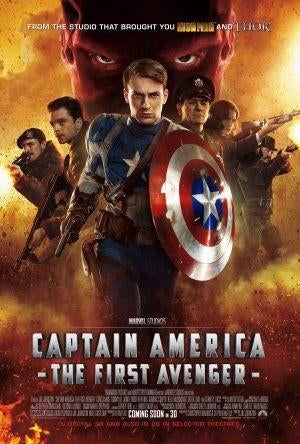 CAPTAIN   AMERICA  :  THE  FIRST  AVENGER      filmposter., Rechthoekig Staand, Verzenden, Nieuw, A1 t/m A3