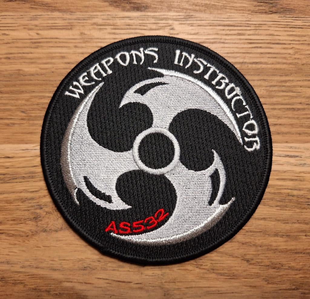 Weapon Instructor AS532 Cougar, Ophalen of Verzenden, Luchtmacht, Nederland, Embleem of Badge