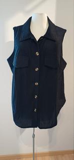Zwarte mouwloze blouse/ gilet, maat 44/46, Ophalen of Verzenden, Zo goed als nieuw, Maat 42/44 (L), Zwart