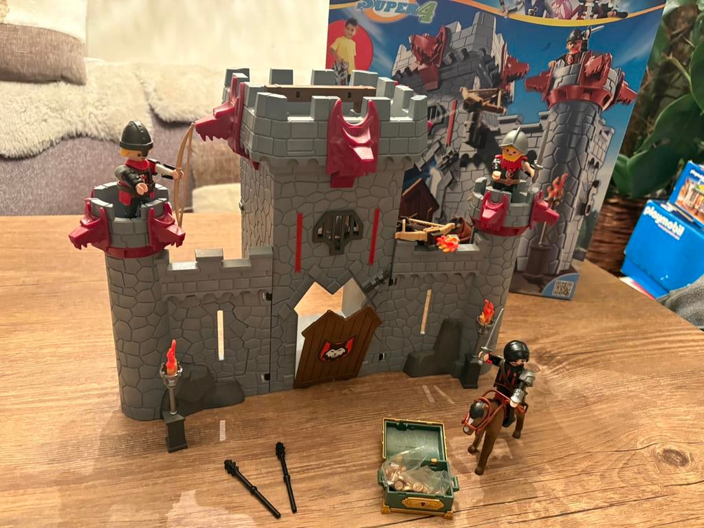 Playmobil 6697 - Meeneem Burcht van de Zwarte Baron, Kinderen en Baby's, Speelgoed | Playmobil, Ophalen of Verzenden, Zo goed als nieuw
