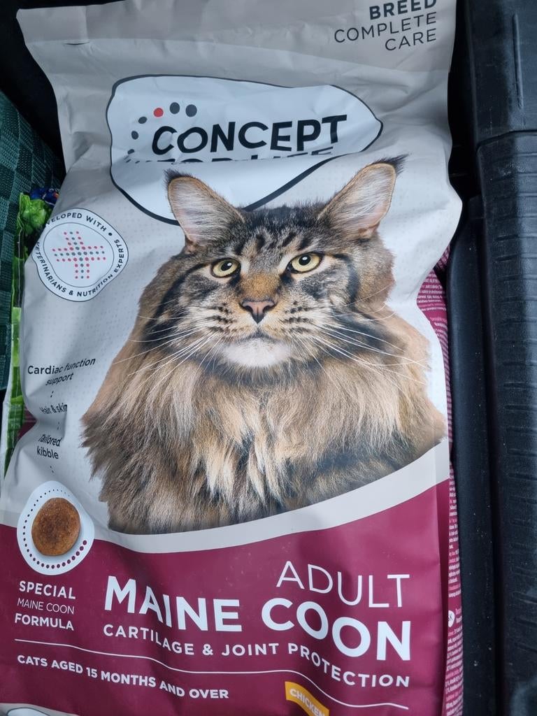 9,5 kg kattenvoer Maine Coon, Ophalen of Verzenden