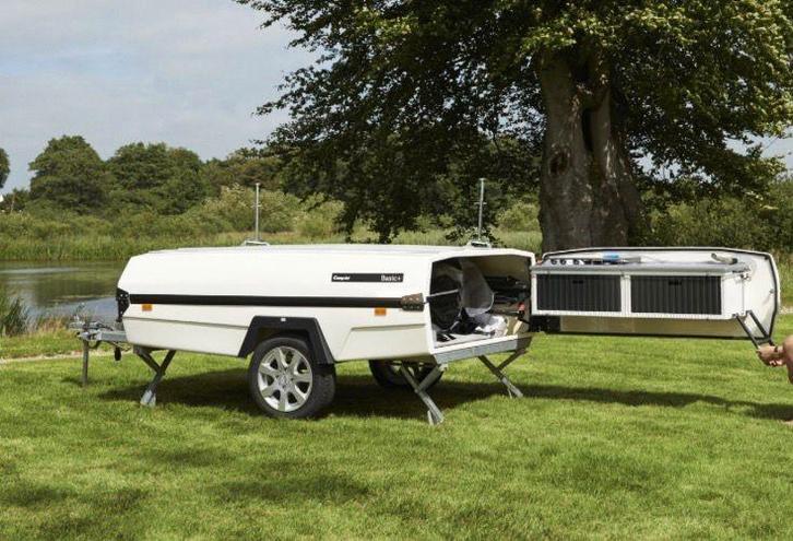 camplet vouwwagen, Caravans en Kamperen, Vouwwagens, Camp-Let, tot en met 4, Beige, Aanwezig, Ophalen of Verzenden