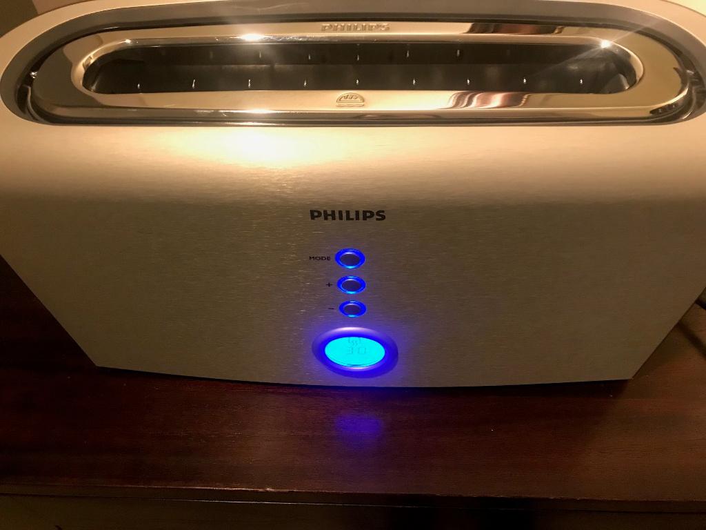 Philips HD 2618/00 broodrooster, aluminium serie (Defect), Verzenden