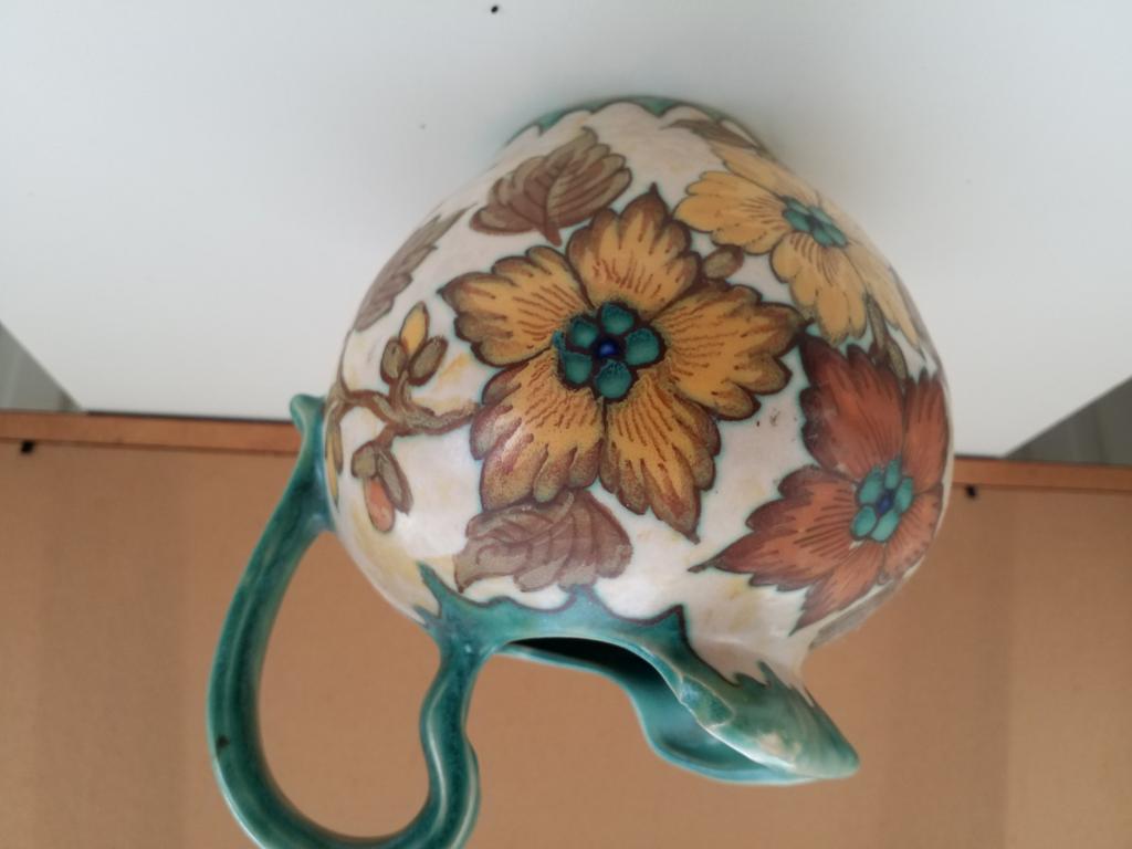 Gouda plateel vaas., Antiek en Kunst, Ophalen of Verzenden