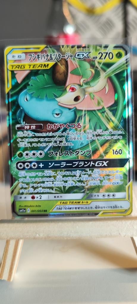 Pokémon Tag Team Venusaur & Snivy GX kaart, Ophalen of Verzenden