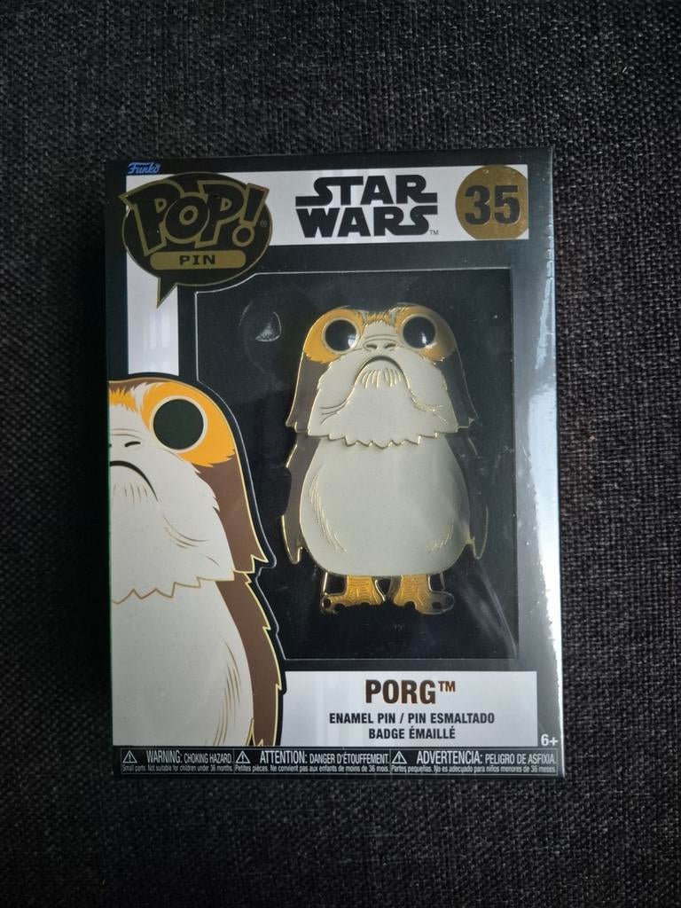 Funko Pop! Pin Star Wars Porg - Nieuw in doos, Ophalen of Verzenden, Nieuw