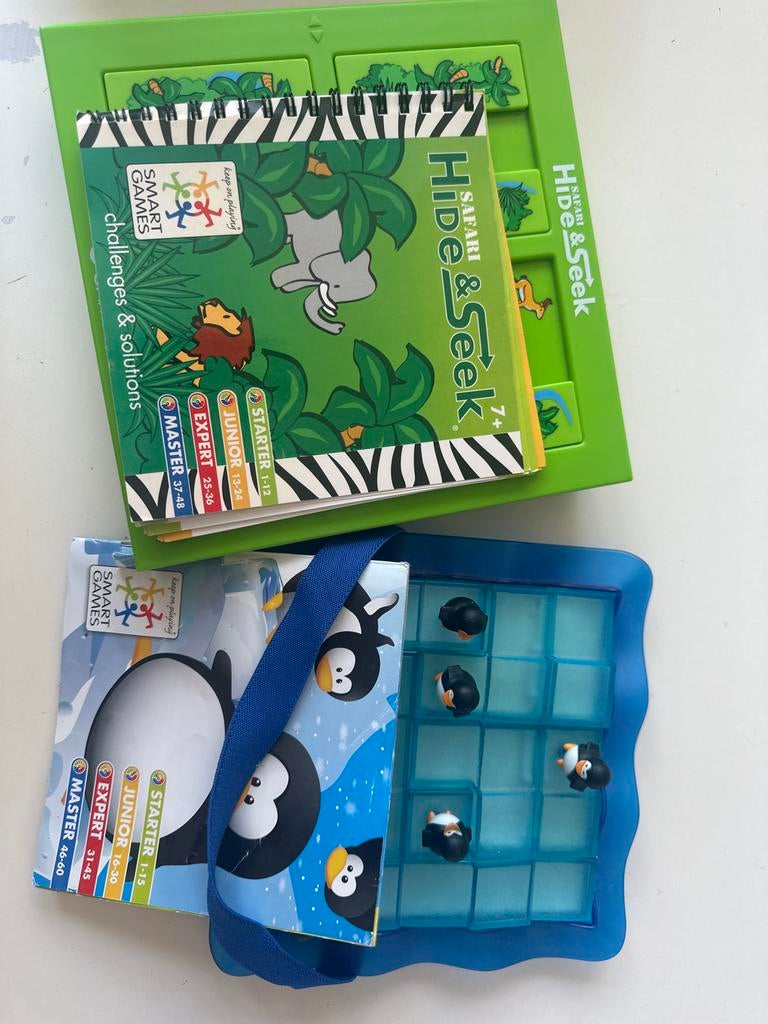SmartGames: Hide & Seek Safari en Penguins Parade, Ophalen, Gebruikt, Overige typen