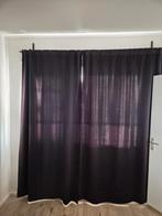 Zwarte overgordijnen IKEA, Ophalen, Gebruikt, 200 cm of meer, Zwart