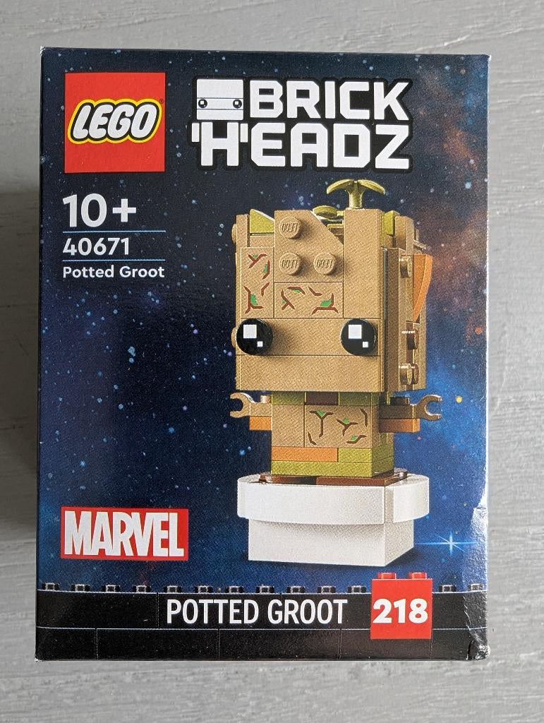 LEGO 40671 – BrickHeadz Groot in pot (Marvel), BrickHeadz, Lego, Nieuw, Ophalen of Verzenden