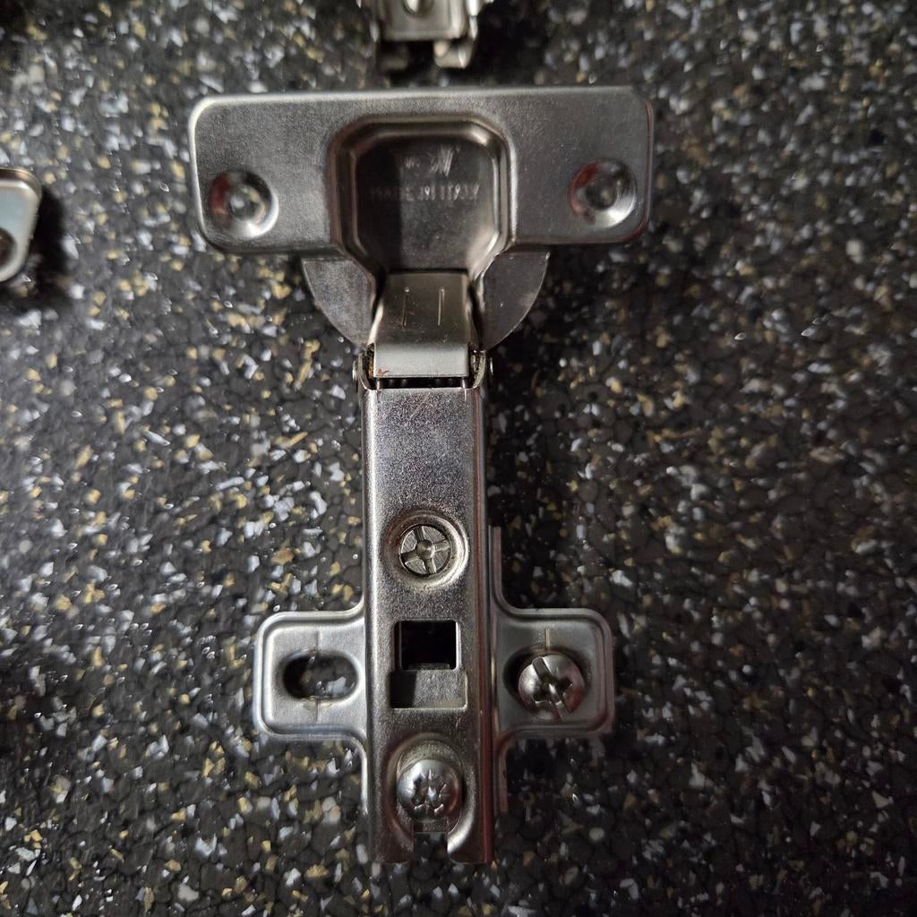 Kast scharnieren 7 stuks, Ophalen of Verzenden