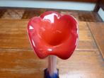 Een vintage Murano kelk vaas, 30 cm., Ophalen of Verzenden