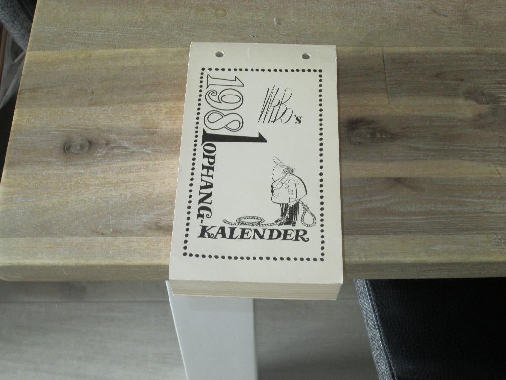 Wibo's ophangkalender 1981, Boeken, Eén comic, Ophalen of Verzenden, Nieuw, Amerika
