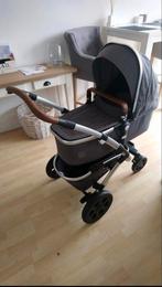 Joolz Geo 2 kinderwagen grijs met cognac handgreep, Gebruikt, Met reiswieg, Ophalen, Kinderwagen