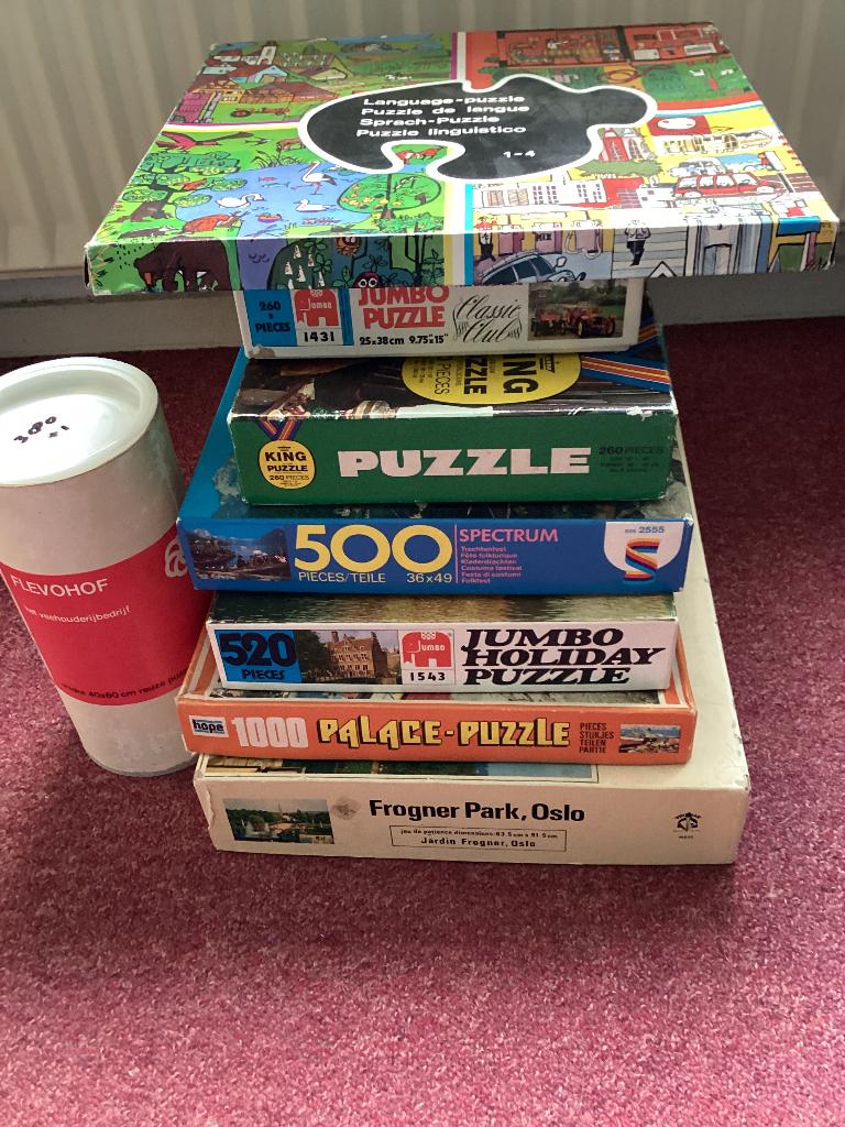 Rommelmarkt : puzzels, Diversen, Ophalen of Verzenden, Gebruikt