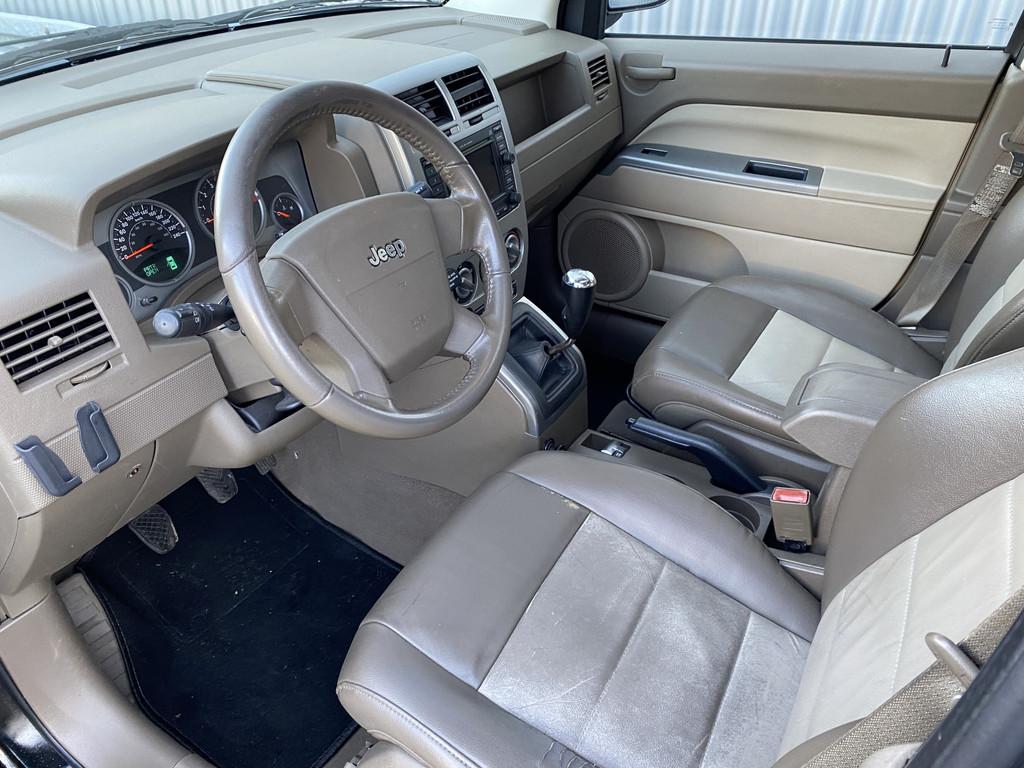 Jeep Compass 2.4 Limited Leer, A/C, Stoelvw, CC, PDC, LM, Tr, Auto's, Jeep, 450 kg, Gebruikt, 4 cilinders, 1435 kg