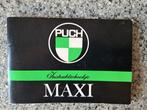 Vintage instructieboekje Puch Maxi brommer, Ophalen of Verzenden, Zo goed als nieuw