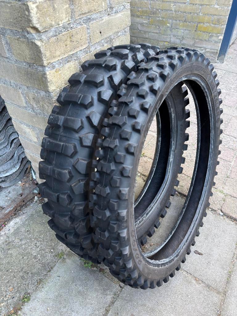 Metzeler MC360 Motorbanden Set - 21" & 18", Motoren, Ophalen, Gebruikt