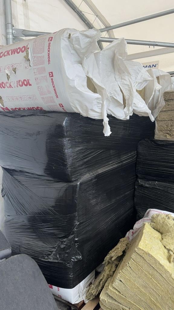 rockwool 80 mm dik (8 cm.), Doe-het-zelf en Verbouw, Isolatie en Afdichting, Ophalen, 4 tot 8 cm, Nieuw, Steenwol