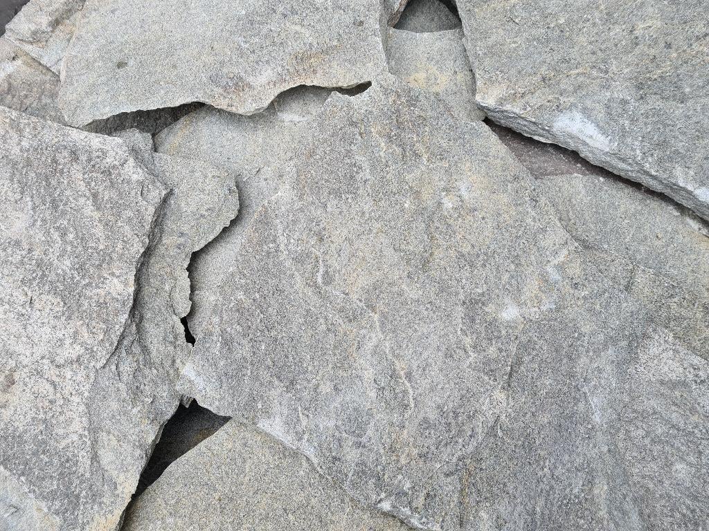 prachtige flagstones Kavala Grey Kwartsiet, Ophalen of Verzenden, Nieuw, Natuursteen, Terrastegels