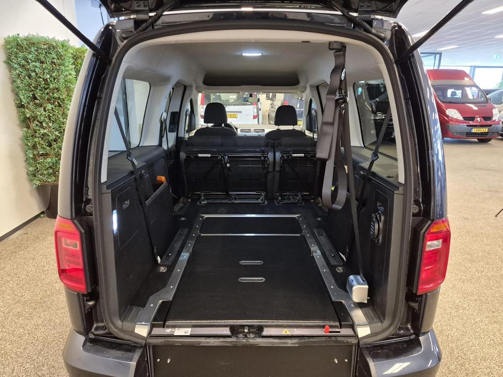 Volkswagen Caddy Maxi Rolstoelauto Automaat 5+1 of 7+0 (ombo, 12 maanden, Gebruikt, Zwart, Blauw