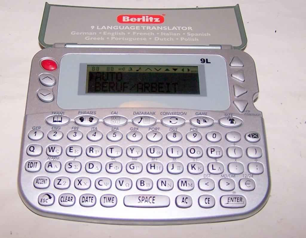 Berlitz 9 talen vertaalcomputer. Nieuwstaat., Ophalen of Verzenden, Computers en Rekenmachines