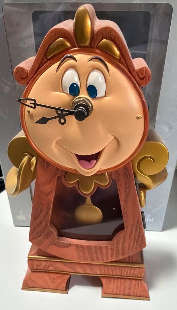 Disney Parks Cogsworth Klok - Belle en het Beest, Huis en Inrichting, Woonaccessoires | Klokken, Zo goed als nieuw, Wekker of Tafelklok