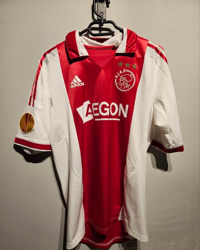 Ajax seizoen 2011-2012 Europese versie match worn / issude, Ophalen of Verzenden, Zo goed als nieuw, Ajax, Shirt