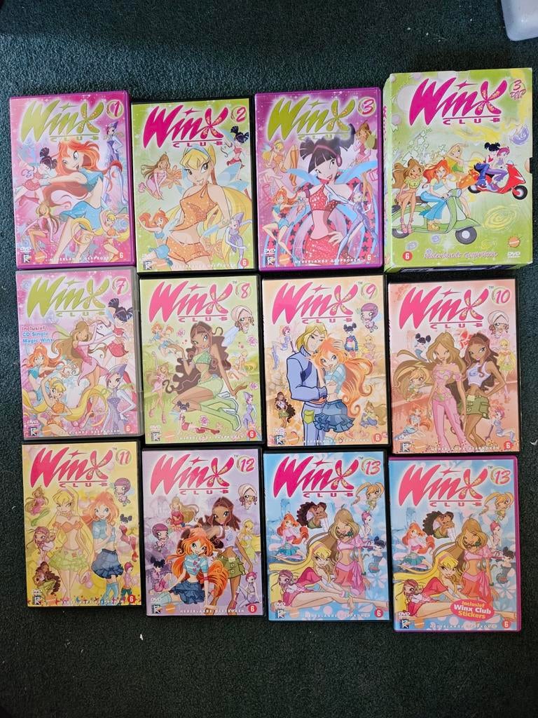 Winx Club DVD collectie - Seizoen 1 t/m 13 + extra's, Cd's en Dvd's, Avontuur, Gebruikt, Boxset, Ophalen of Verzenden