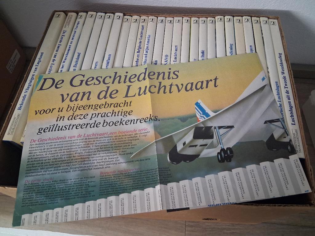 boekenserie "De geschiedenis van de luchtvaart", Verzamelen, Luchtvaart en Vliegtuigspotten, Ophalen, Zo goed als nieuw, Boek of Tijdschrift