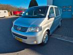 Volkswagen Transporter 2.5 TDI 340 Trendline DC Automaat Nap, Auto's, Voorwielaandrijving, Stof, Gebruikt, Zwart