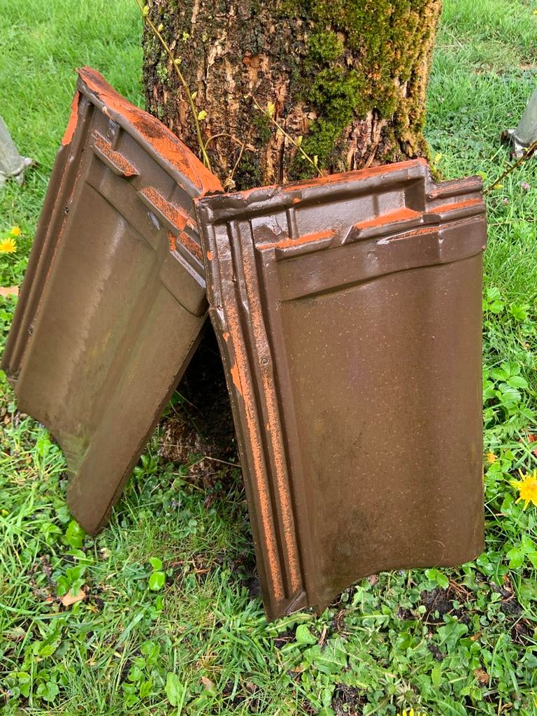 Restant Hollandse dakpannen 95 stuks, Ophalen, Dakpannen, Gebruikt, 10 tot 15 m²