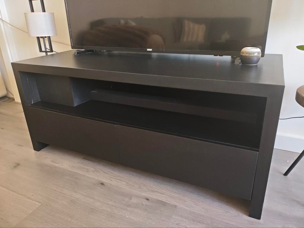 Houten TV meubel, Ophalen of Verzenden, Gebruikt, Overige houtsoorten