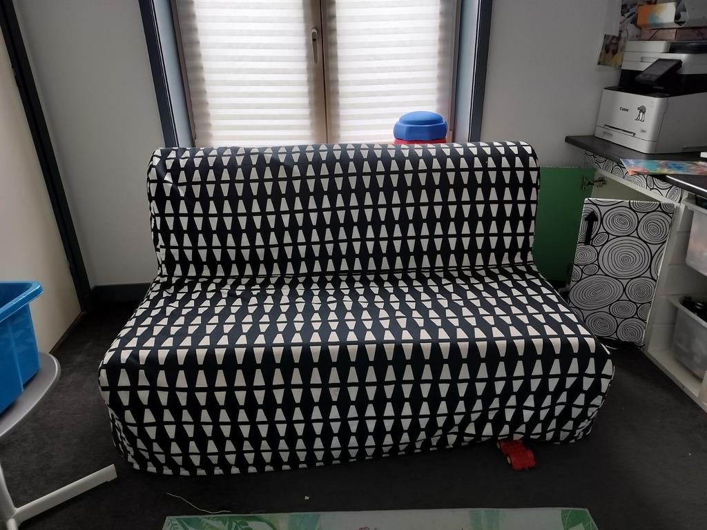 Slaapbank ikea, Ophalen, Zo goed als nieuw, Twijfelaar, 140 cm