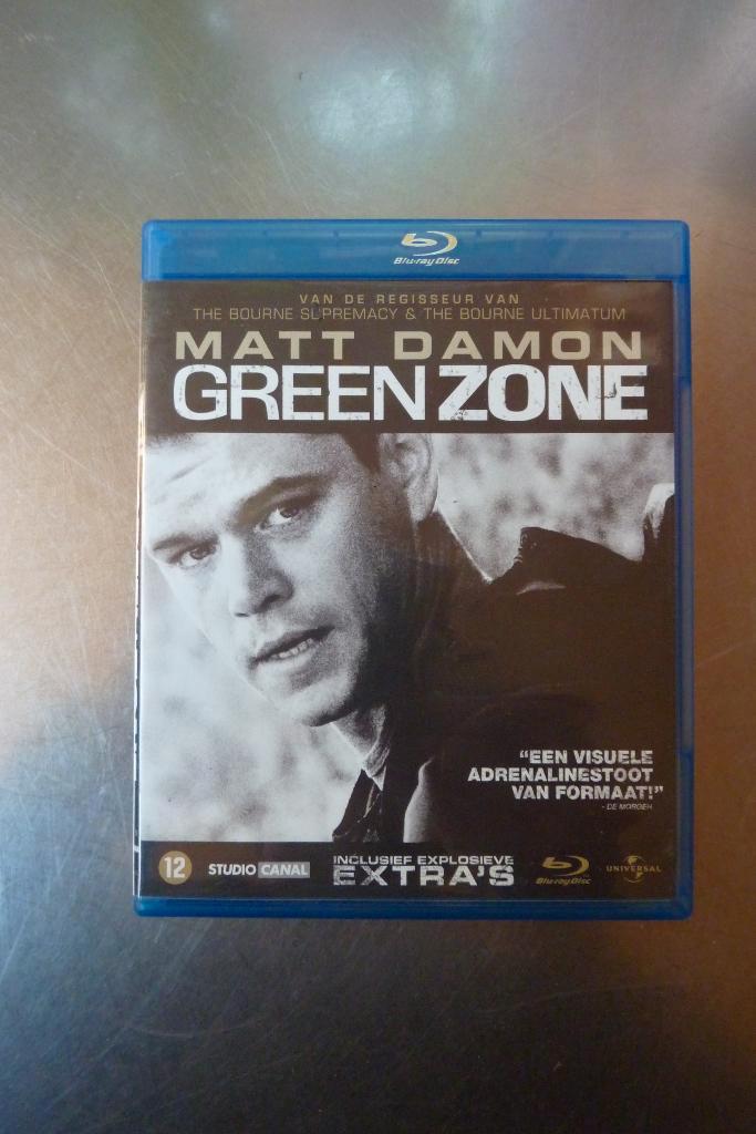 Green Zone (Matt Damon), Cd's en Dvd's, Blu-ray, Zo goed als nieuw, Actie, Ophalen of Verzenden