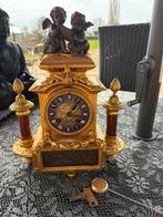 Mooie Franse pendule met engeltjes, Antiek en Kunst, Antiek | Klokken, Ophalen of Verzenden