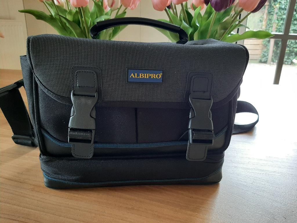 ALBIPRO Tas  schoudertas cameratas videotas fototas, Ophalen of Verzenden, Gebruikt, Schoudertas, Overige merken