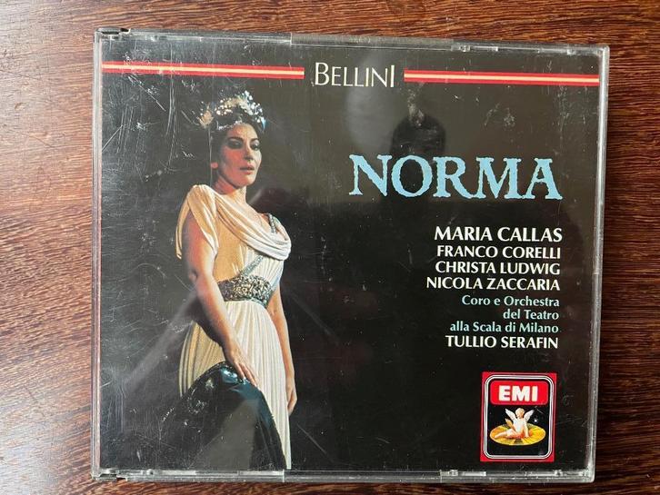 Bellini - Norma / Callas, Corelli, Ludwig, Zaccaria, Serafin, Cd's en Dvd's, Cd's | Klassiek, Zo goed als nieuw, Opera of Operette