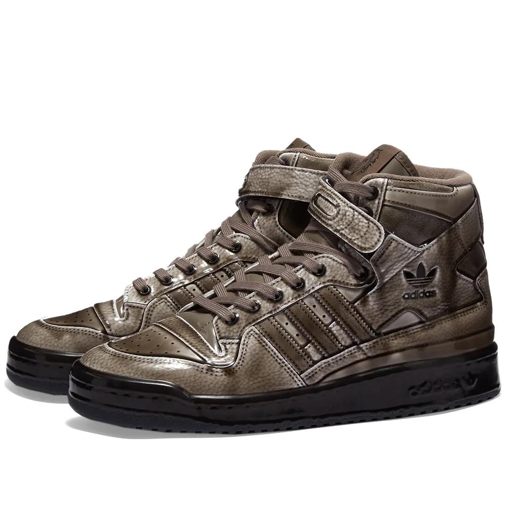 Jeremy Scott x adidas Forum High Dipped 42, Ophalen of Verzenden, Gedragen, Zwart, Sneakers of Gympen