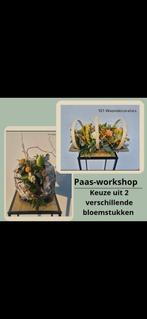 Voorjaars bloemstuk / paas-workshop, Ophalen