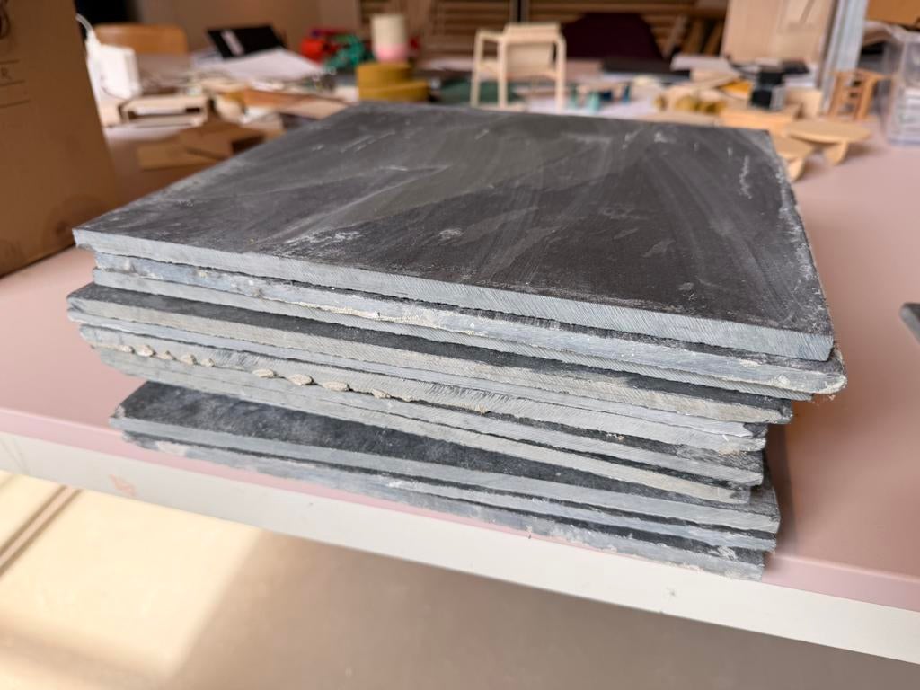 Lei steen tegels 30x30cm, Ophalen, 60 cm of meer, Hardsteen, Minder dan 20 cm