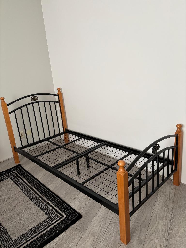 1 persoons bed / ledikant, Ophalen, Gebruikt, 90 cm, 200 cm