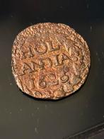 Duit Hollandia 1626 - Zeldzame Koperen Munt, Ophalen of Verzenden, Vóór koninkrijk, Overige waardes, Losse munt