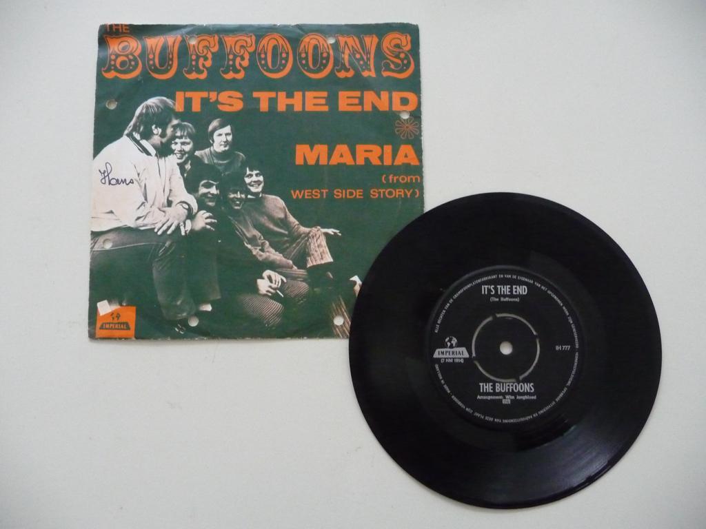 single THE BUFFOONS - IT'S THE END - IMPERIAL RECORDS, 1968, Cd's en Dvd's, Gebruikt, 7 inch, Single, Ophalen of Verzenden