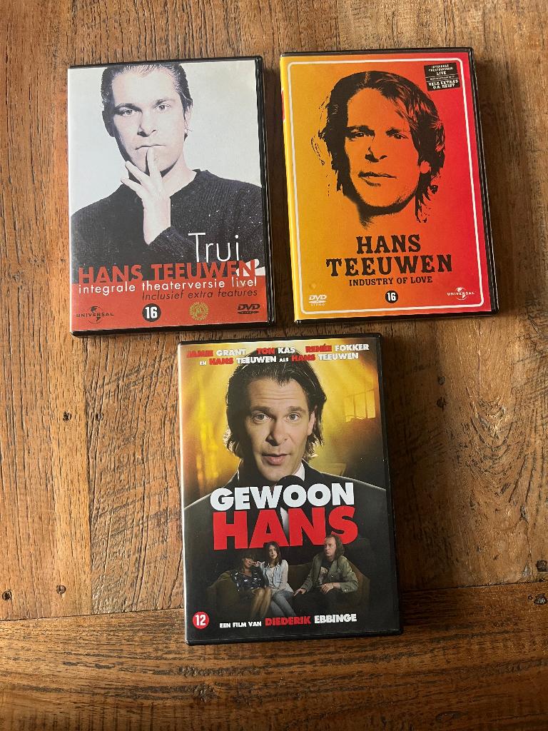 DVD’s : Hans Teeuwen , Jochem Myjer, Phillipe Geubels, Alle leeftijden, Ophalen of Verzenden, Gebruikt, Stand-up of Theatershow
