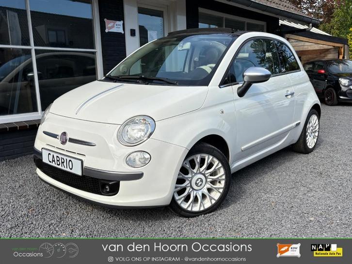 Fiat 500 By Gucci CABRIO | LEDER | PARK.SENS | CLIMA | UNIEK, Auto's, Fiat, Bedrijf, Te koop, ABS, Airbags, Airconditioning, Alarm
